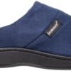 isotoner Men's Open Back Slipper with Memory Foam and Indoor/Outdoor Sole - Image 6