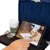 Airplane Pockets Airplane Tray Table Cover | Seat Back Organizer & Storage for Personal Items | Clean, Convenient, Expandable Pockets | Sanitary Travel Essentials for Flying | Media Pouch - Image 6