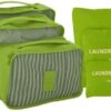 jealkip Travel Packing Cubes Lightweight,6 Set Luggage Organizers for Suitcase,Travel Accessories Bags for Clothes Shoes Electronics Cosmetics Toiletries Green