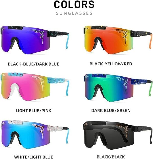 YCDAQCW Fashion Sunglasses For Men Women Outdoor Sports Cycling Eyewear UV400 Baseball Glasses - Image 6