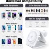 Charging Station for Apple Multiple Devices - 3 in 1 Foldable Magnetic Wireless Charger Dock - Travel Charging Pad for iPhone 15 14 13 12 Pro Max Plus Watch & Airpods - Image 5