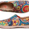 UIN Women's Fashion Floral Art Sneaker Painted Canvas Slip-On Ladies Travel Shoes - Image 9