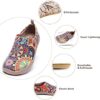 UIN Women's Fashion Floral Art Sneaker Painted Canvas Slip-On Ladies Travel Shoes - Image 6