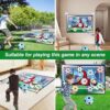 Enioyfly Soccer Game Set, Indoor Outdoor Games for Adults and Family Kids, Outdoor Play Equipment Indoor Soccer Set, Backyard Games, Outdoor Toys for Kids, Perfect Soccer Game Gift (59" * 39.4") - Image 4