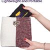 Airplane Pockets Airplane Tray Table Cover | Seat Back Organizer & Storage for Personal Items | Clean, Convenient, Expandable Pockets | Sanitary Travel Essentials for Flying | Media Pouch - Image 9