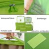 jealkip Travel Packing Cubes Lightweight,6 Set Luggage Organizers for Suitcase,Travel Accessories Bags for Clothes Shoes Electronics Cosmetics Toiletries Green - Image 3