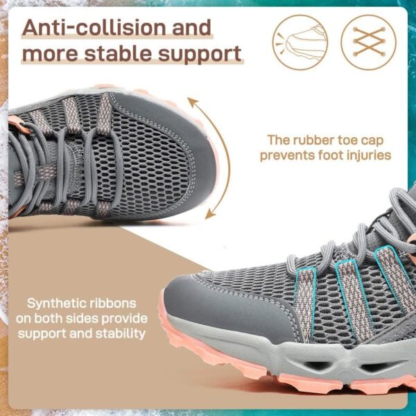 ziitop Women's Hiking Water Shoes Quick Dry Outdoor Sport Sneakers - Image 3